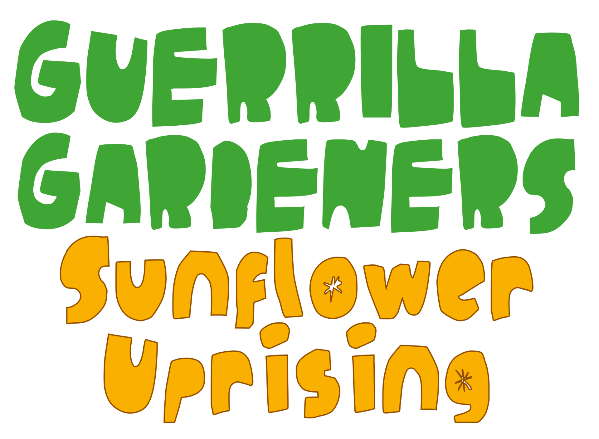 Guerrilla Gardeners Sunflower Uprising logo